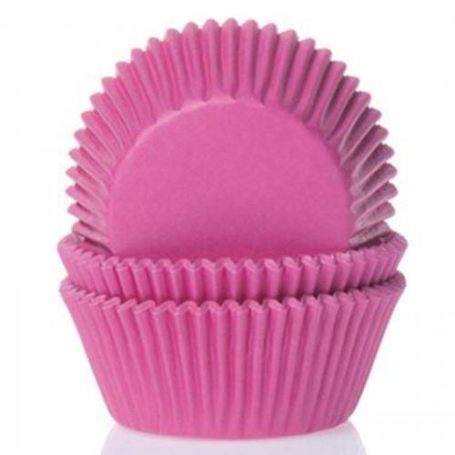 Formas Mini Cupcakes Rosa Forte